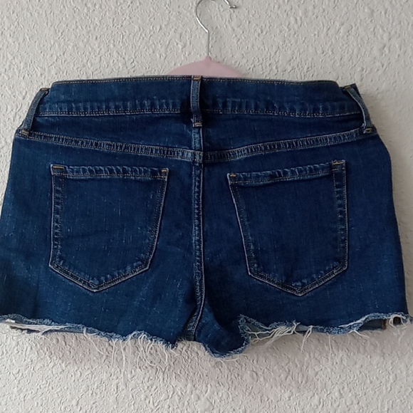 Old Navy Dark Blue Jean Shorts. 8 - Picture 2 of 6